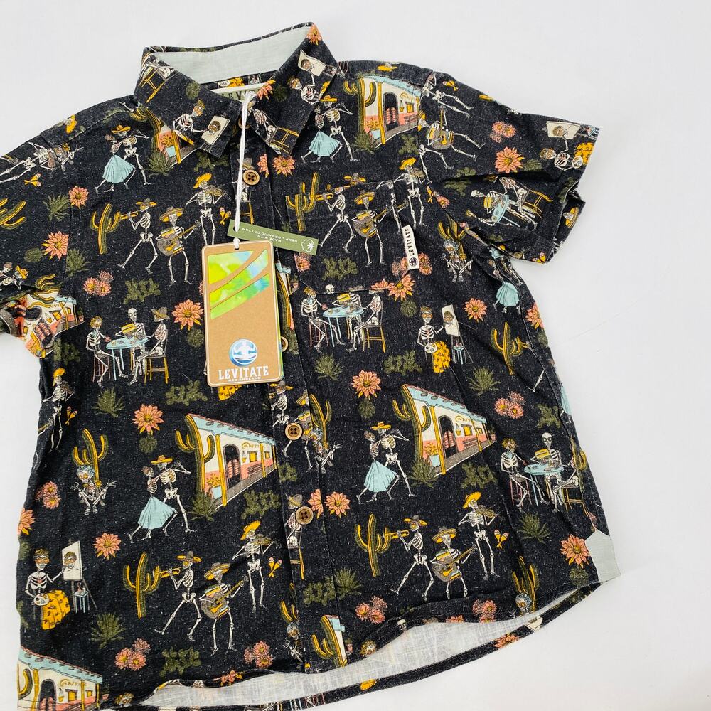 Levitate Youth 4Y Cantina Button Down Shirt‎